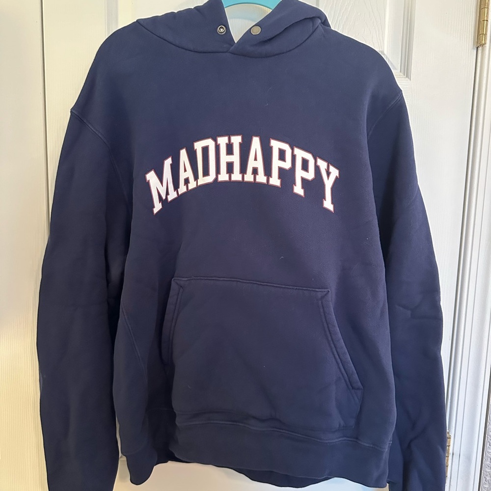 Madhappy Campus Snap Fleece Hoodie, size large